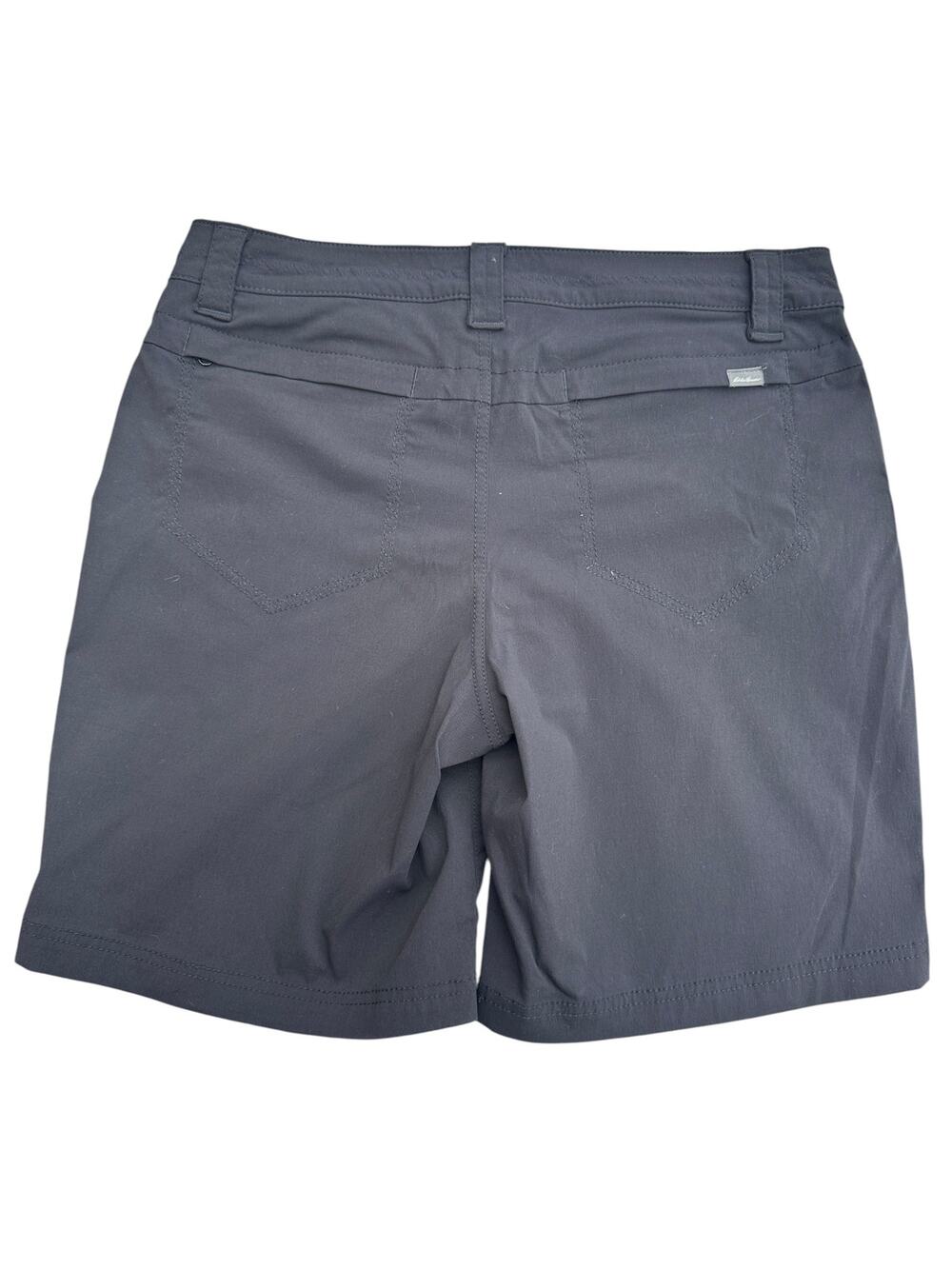Eddie Bauer Women's 7" Hiking Trail Shorts black Lightweight Size 4 shorts